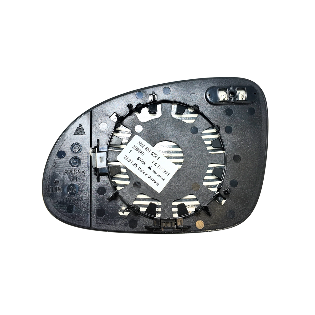 Cristal espejo derecho Volkswagen | Convexo, calefactable, grupo VAG (5M0857522F)