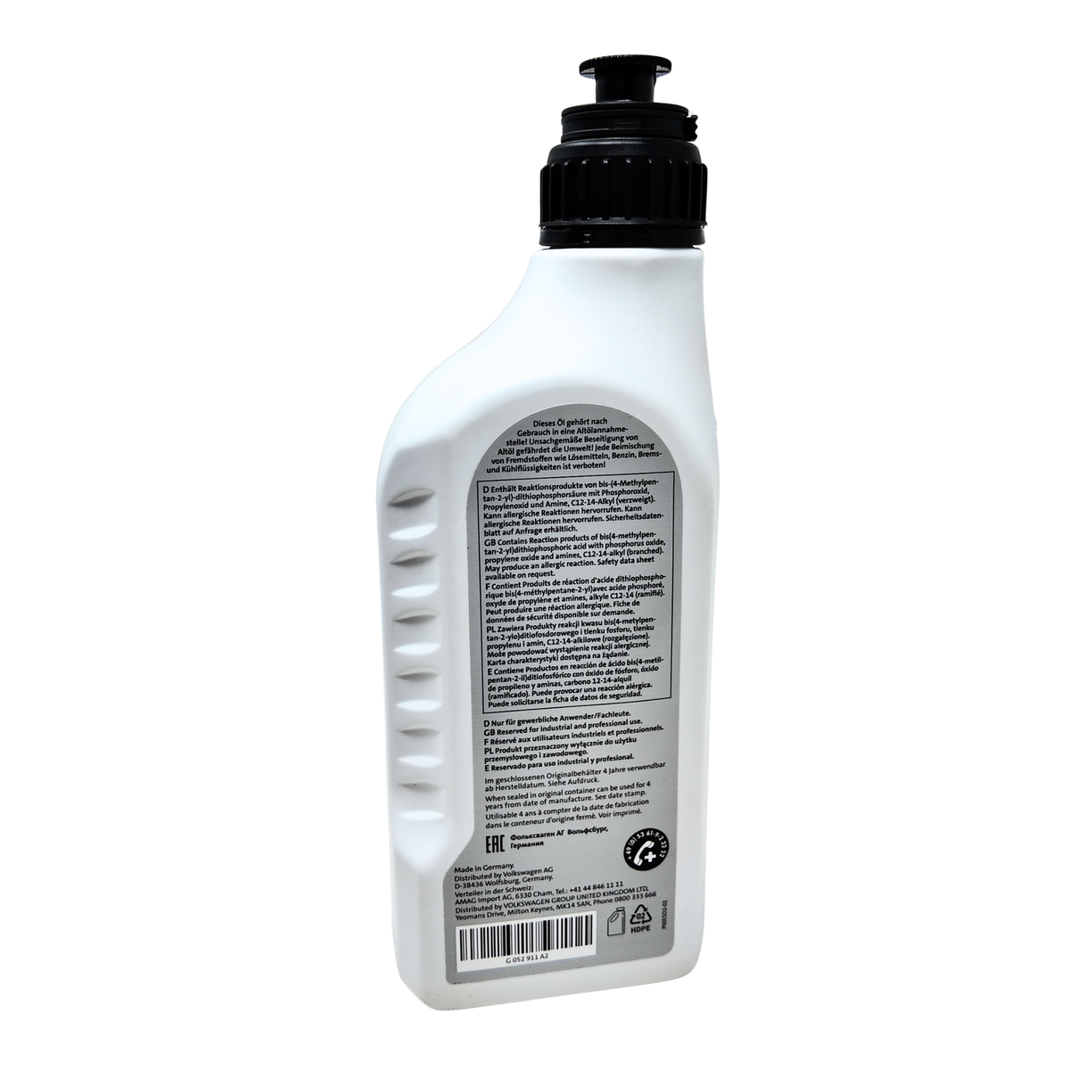 Manual Transmission Oil 1L | Genuine VAG Group, SAE 75W-90 (G052911A2)