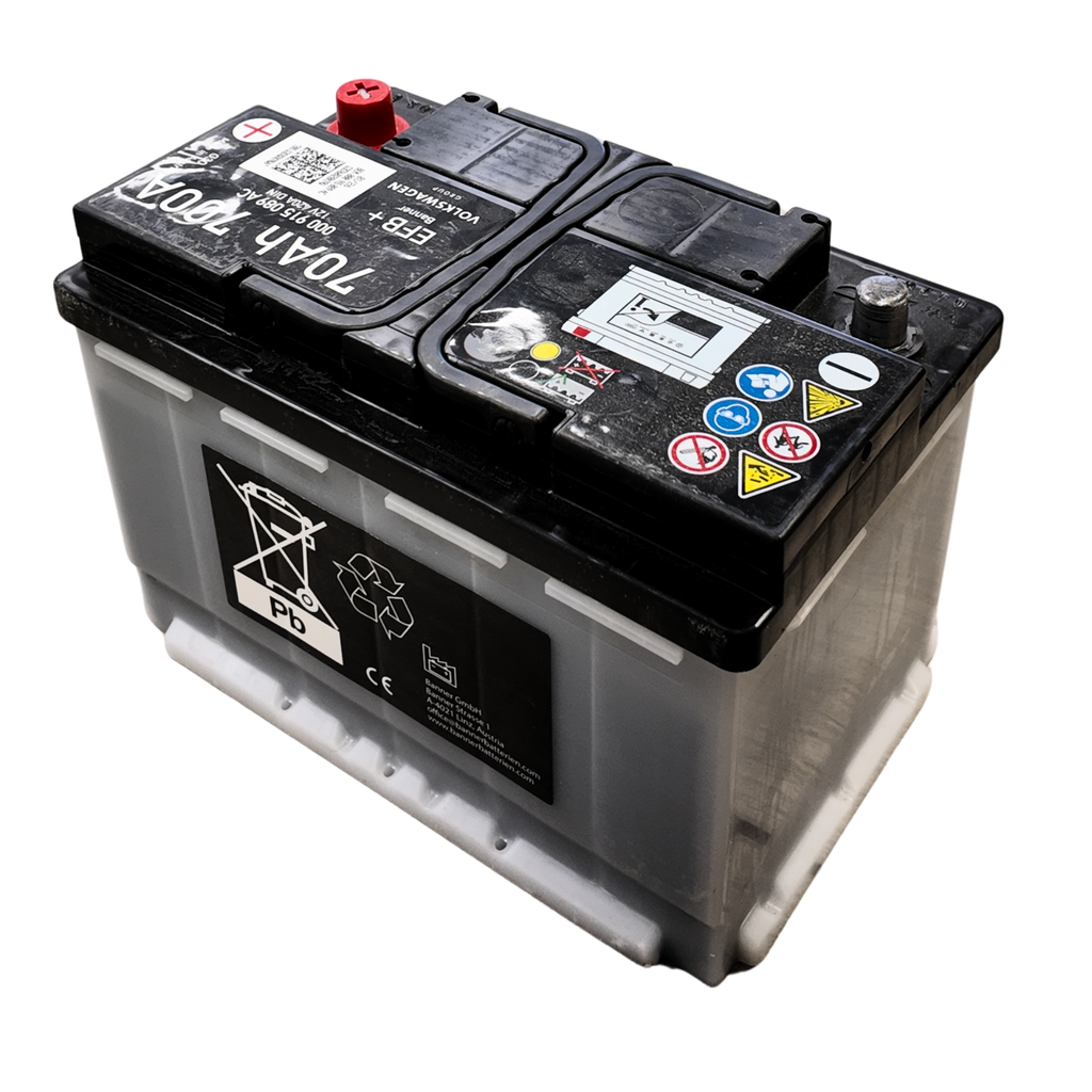 Batería EFB 70Ah 700A Grupo VAG | Original Start-Stop 12V, 278x175x190 mm (000915089AC)