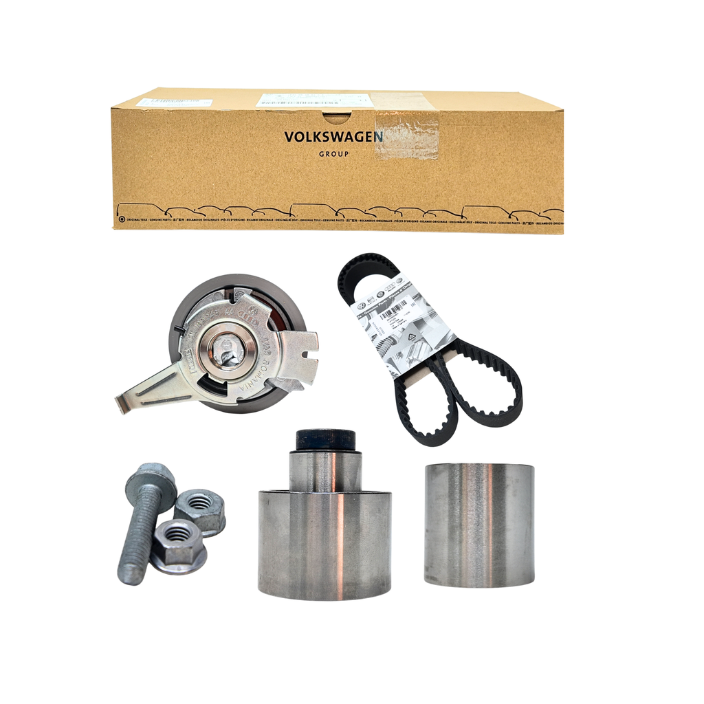 Kit de reparación correa dentada Grupo VAG | rodillo tensor y tensores OEM (04L199119AC)