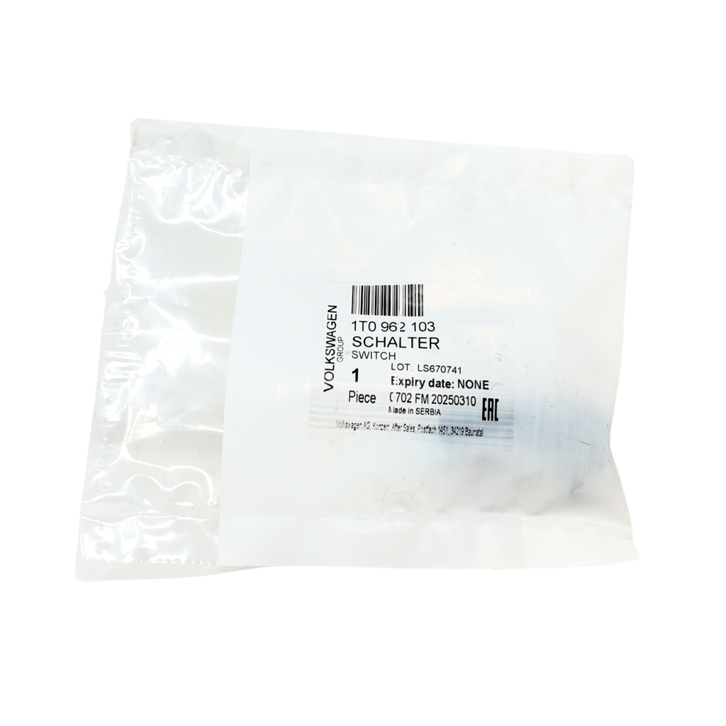 Micro-interrupteur de verrouillage centralisé Groupe VAG | 1T0962103, 2x4.8x2.2cm (1T0962103)