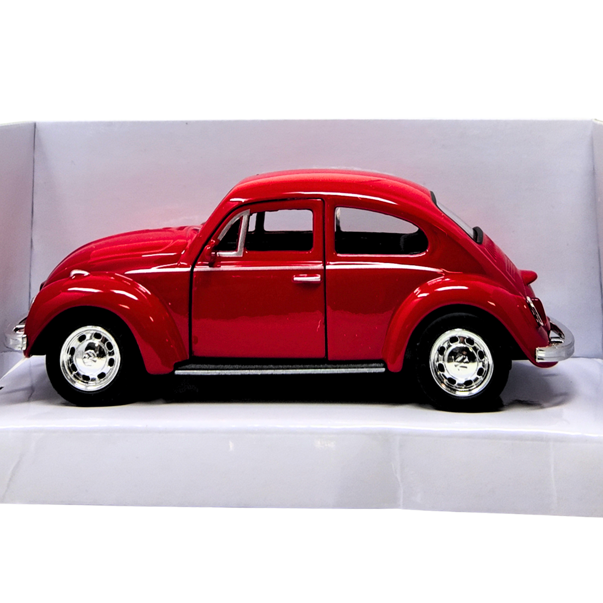 Miniatura VW Beetle rojo | 12x7x6.7 cm, oficial Volkswagen (111087511)