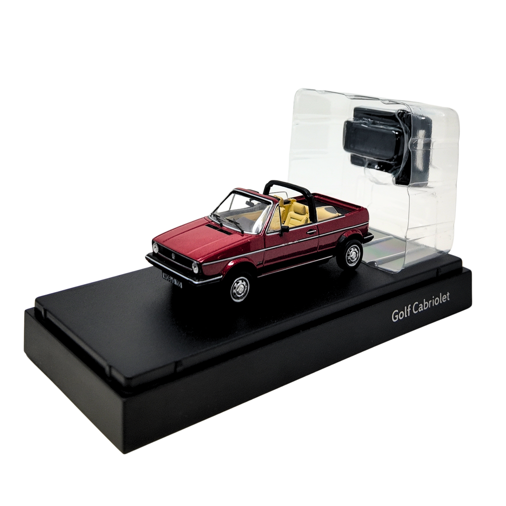 Miniatura VW Golf Cabriolet rojo | Escala 1:43, modelo original Volkswagen (155099300645)