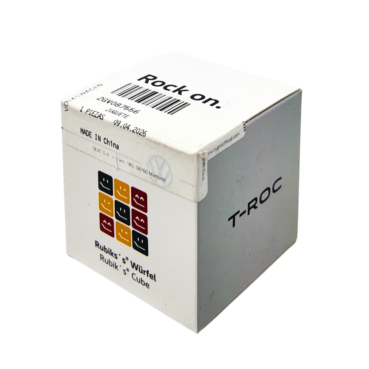 Rubik's Cube Volkswagen | Original 3x3, T-Roc Collection Design (2GV087556)