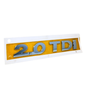 Rear badge 2.0 TDI Volkswagen | Bright chrome, 16.2 × 2.5 cm (5G0853675G2ZZ)