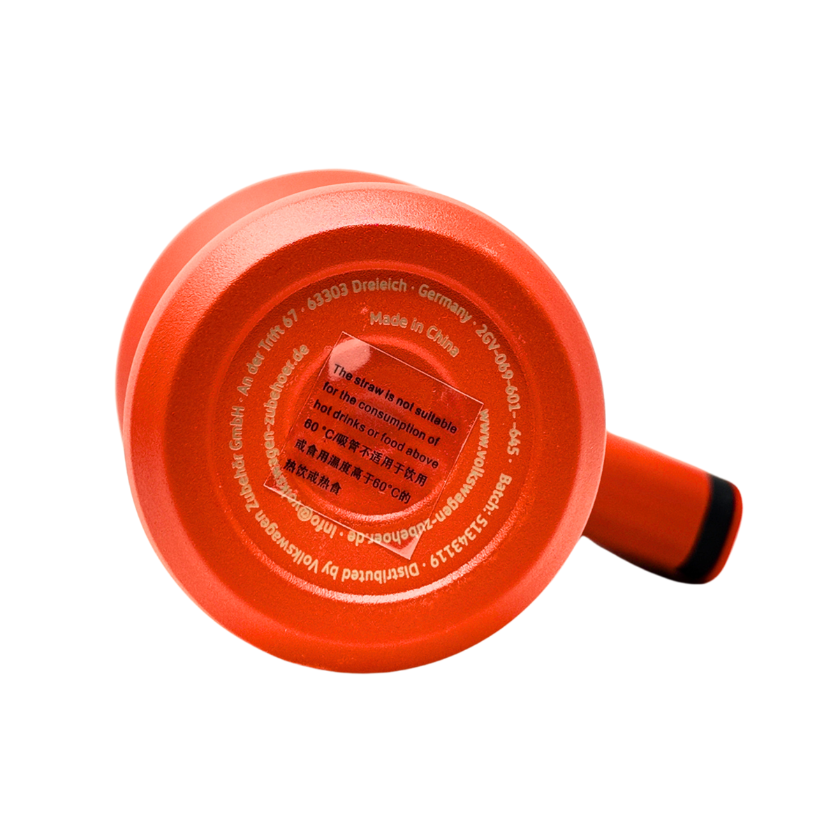 Termo T-Roc Volkswagen | 900 ml, acero inoxidable, pajita (2GV069601645)