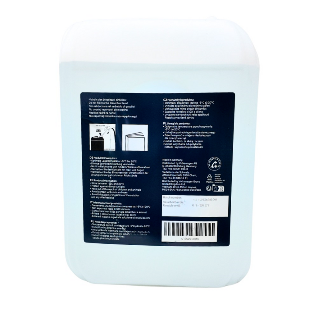 AdBlue original Seat, Volkswagen, Audi y skoda, 10L vehículos Diesel (G052910M4)