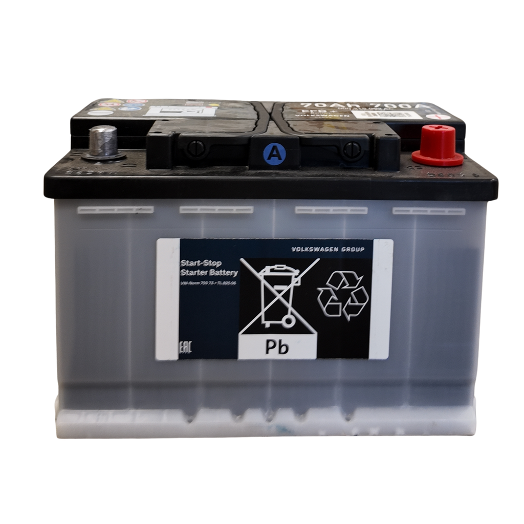 Batería EFB 70Ah 700A Grupo VAG | Original Start-Stop 12V, 278x175x190 mm (000915089AC)