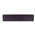 Soporte de matrícula delantero Volkswagen Golf 7 | negro satinado, 2013-2017 (5G0807287C9B9)