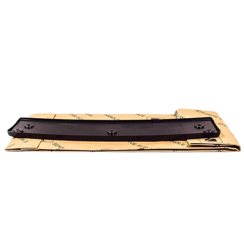 Soporte de matrícula delantero Volkswagen Golf 7 | negro satinado, 2013-2017 (5G0807287C9B9)
